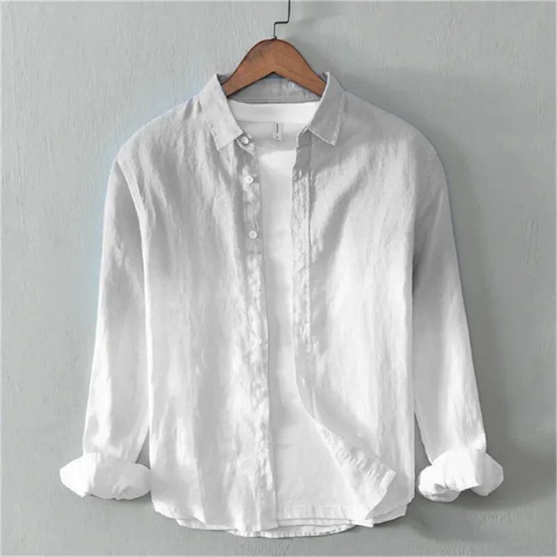 Luca Gradient Linen Shirt