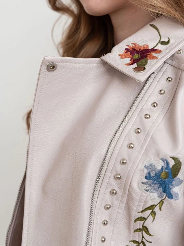 Floral Moto Jacket