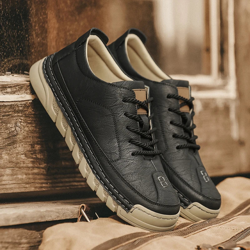 Calder Low Leather Sneakers