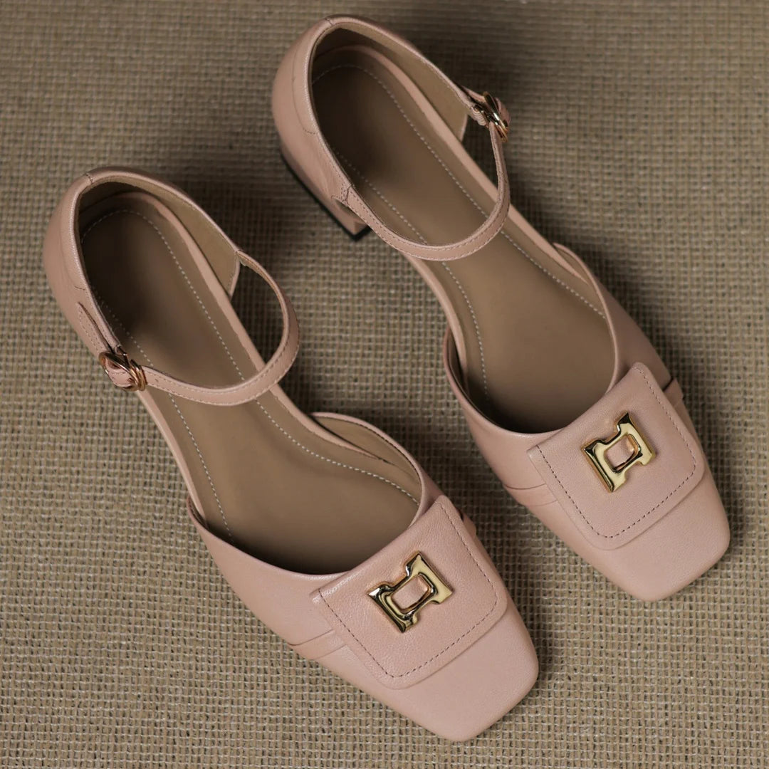 Marlette Leather Heels