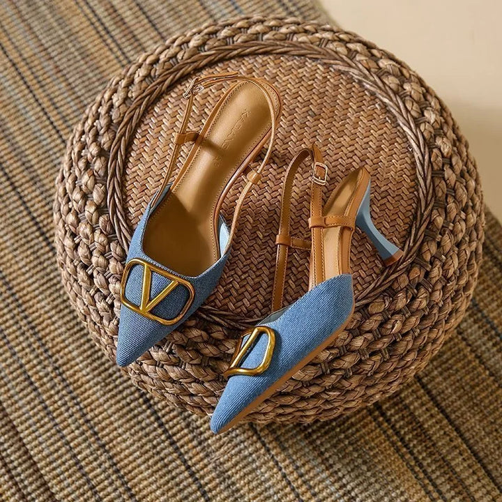 Verona Slingback Heels