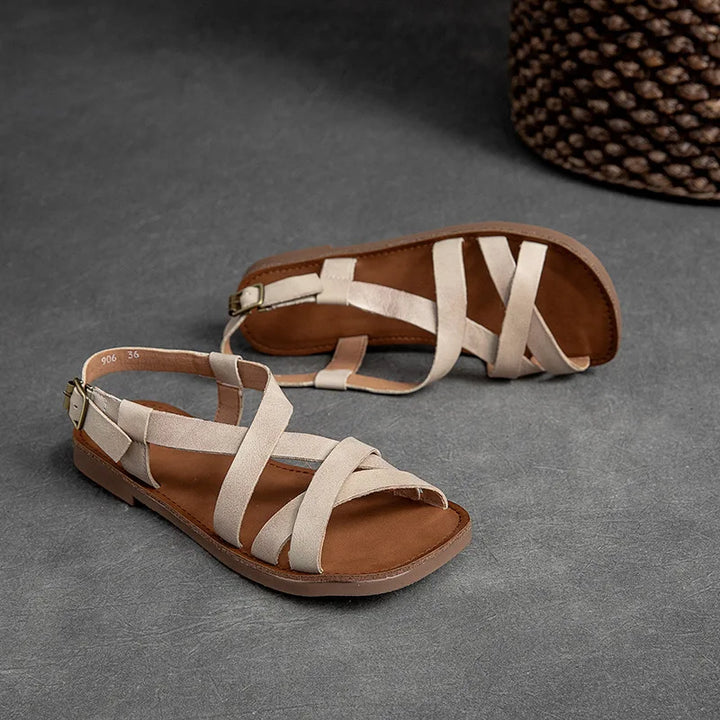 Patina Leather Sandal