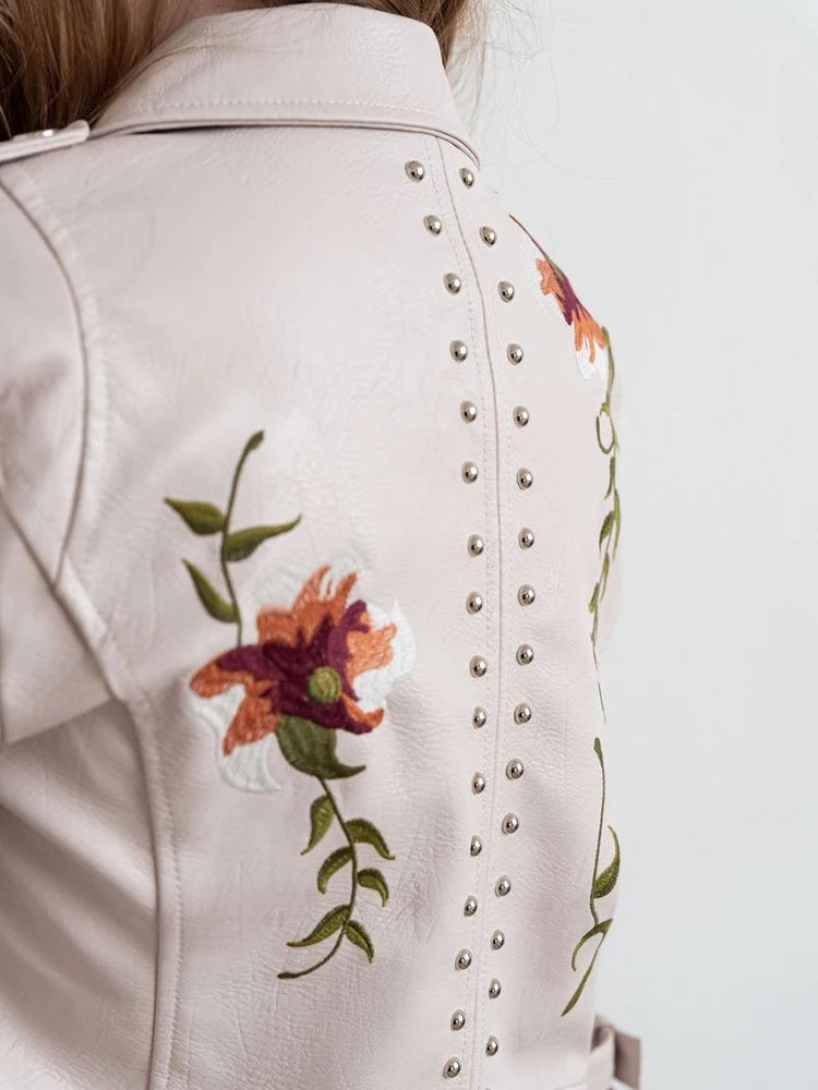 Floral Moto Jacket
