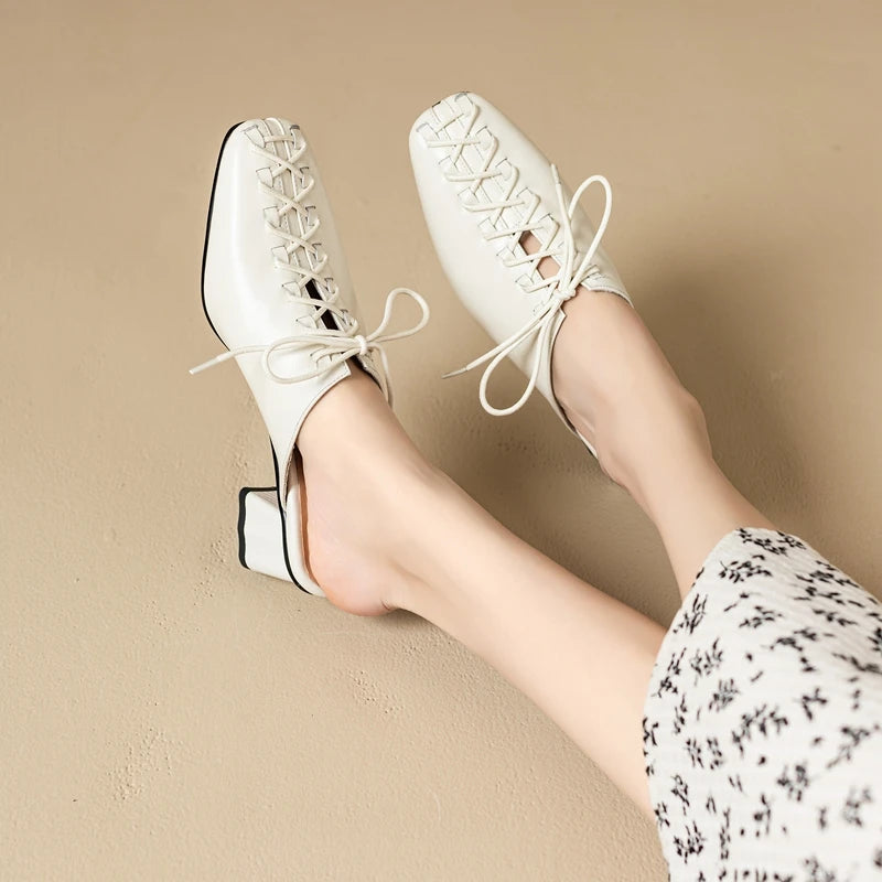 Amélie Lace Mule