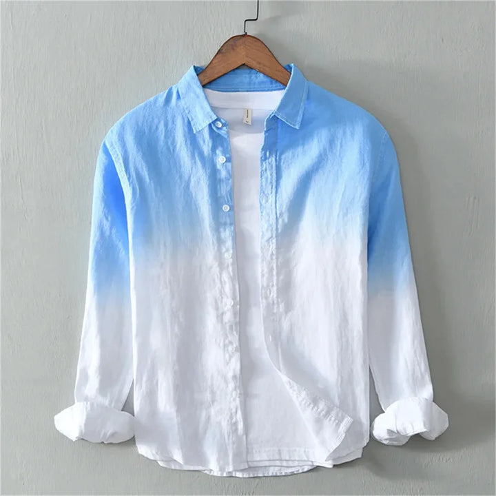 Luca Gradient Linen Shirt