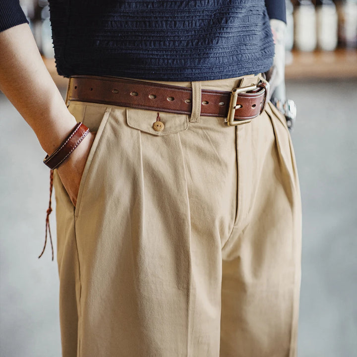 Archive Pleated Chino Pants