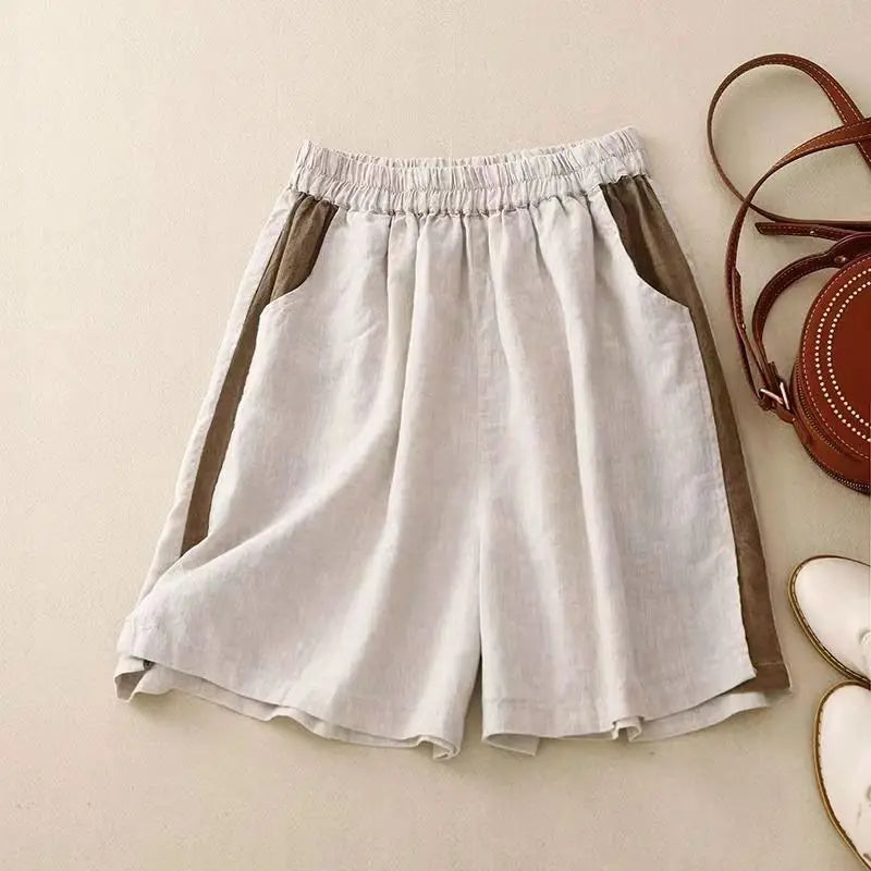 Maribel Cotton Linen Shorts