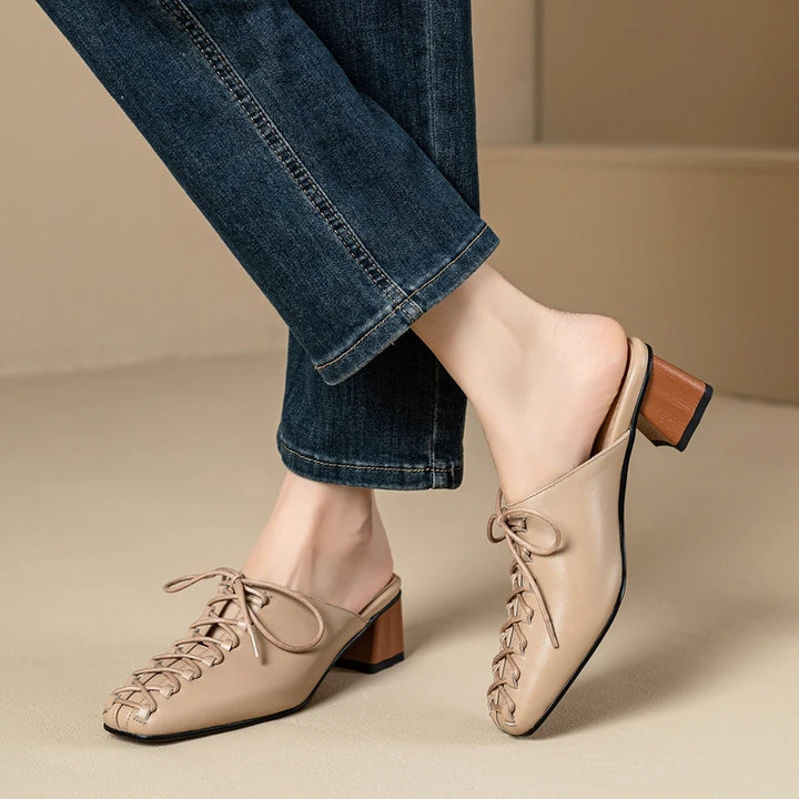 Amélie Lace Mule