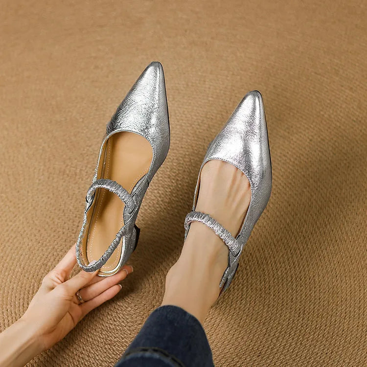 Celeste Leather Heel