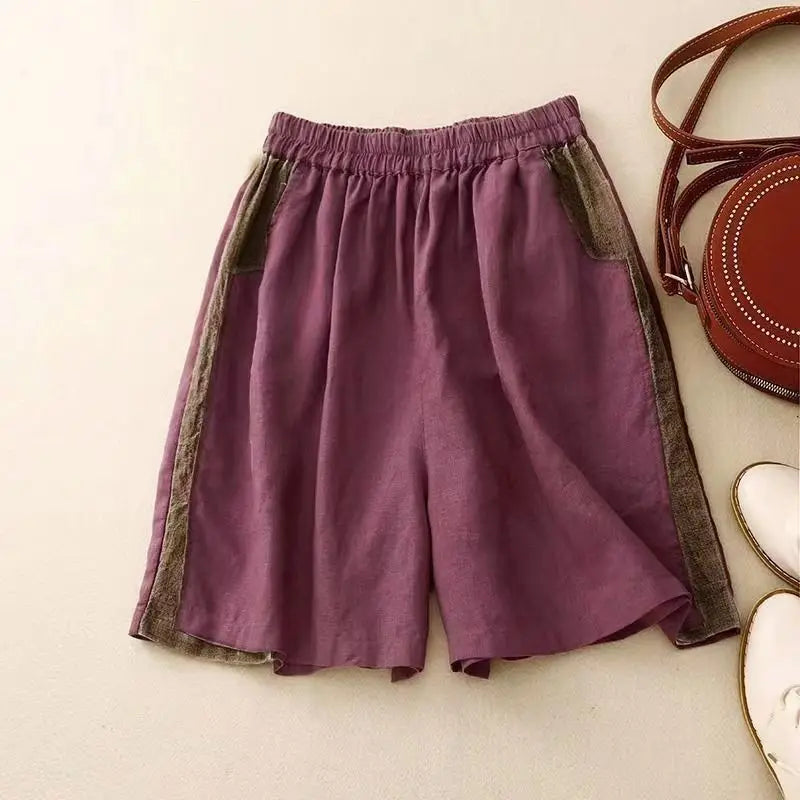Maribel Cotton Linen Shorts