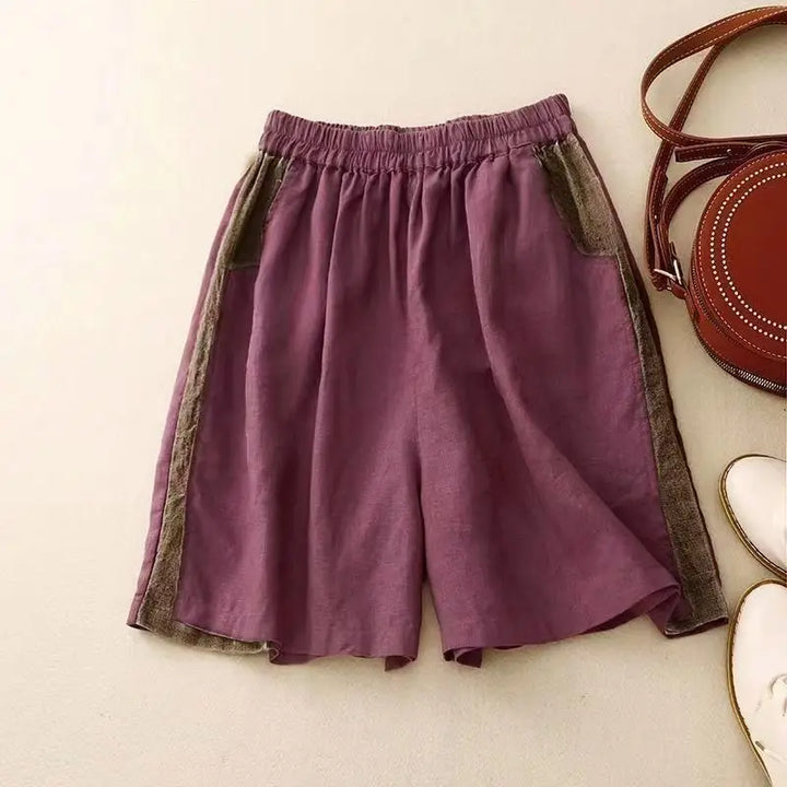 Maribel Cotton Linen Shorts