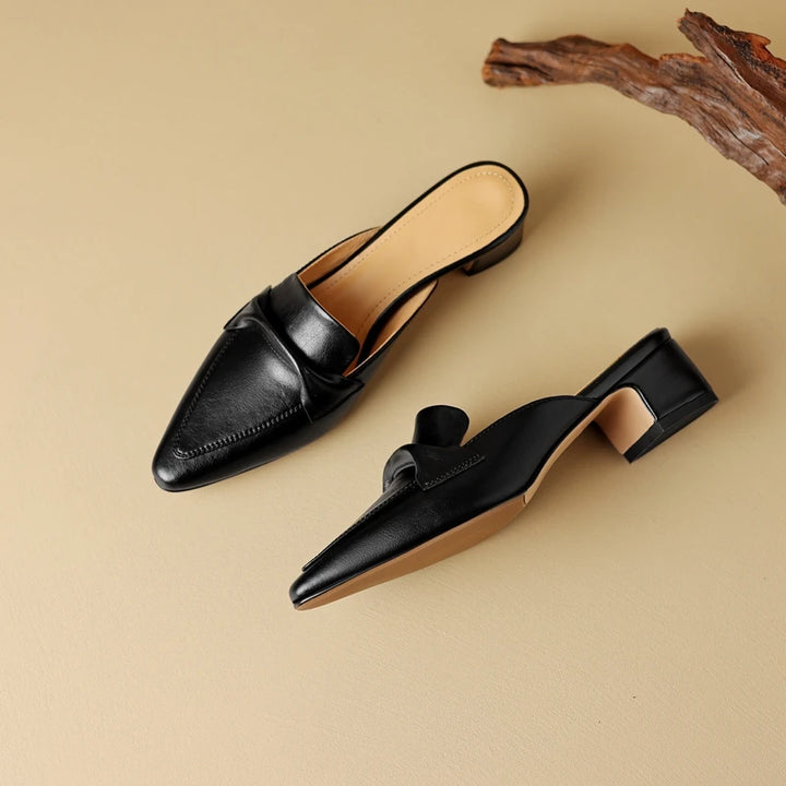 Adele Leather Mule