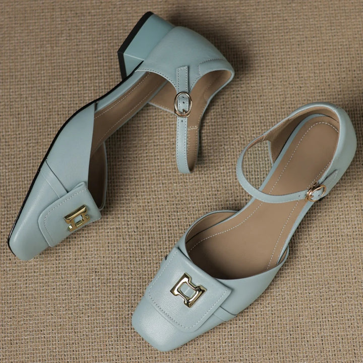 Marlette Leather Heels