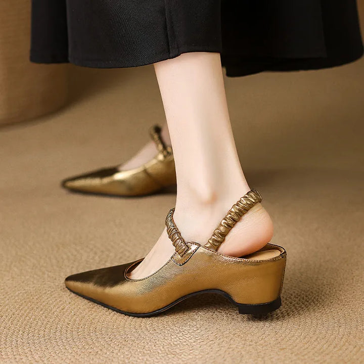 Celeste Leather Heel