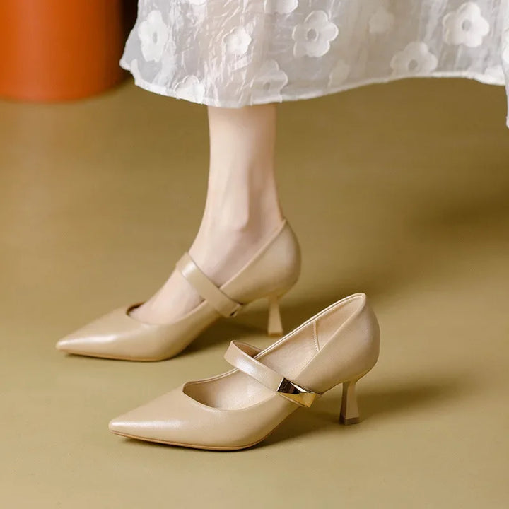 Margot Leather Mary Janes