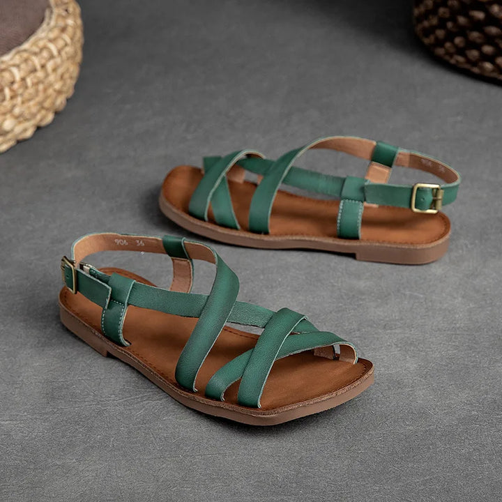 Patina Leather Sandal