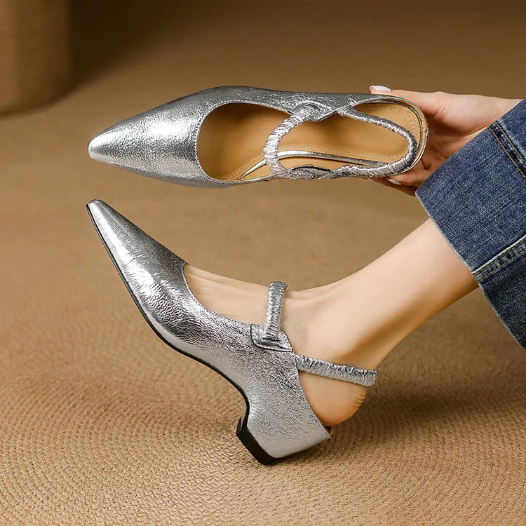 Celeste Leather Heel