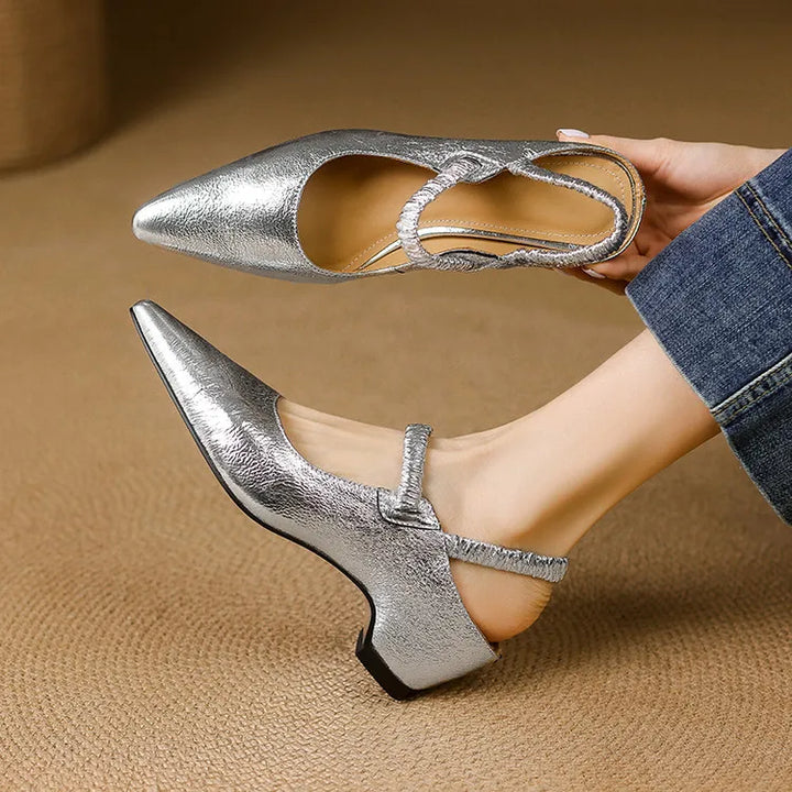 Celeste Leather Heel