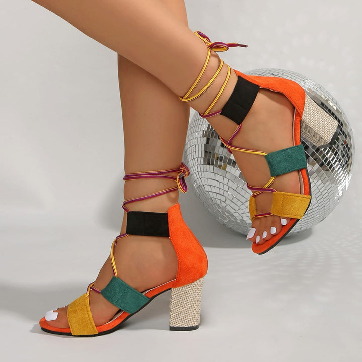Jackson &amp; Blake  Weave Ankle Lace Sandal
