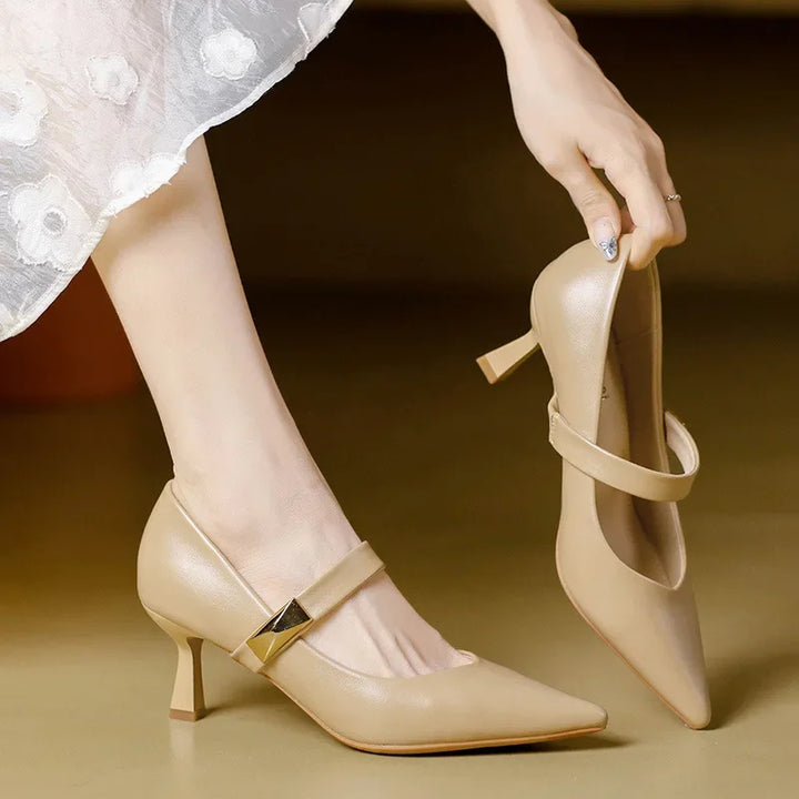 Margot Leather Mary Janes
