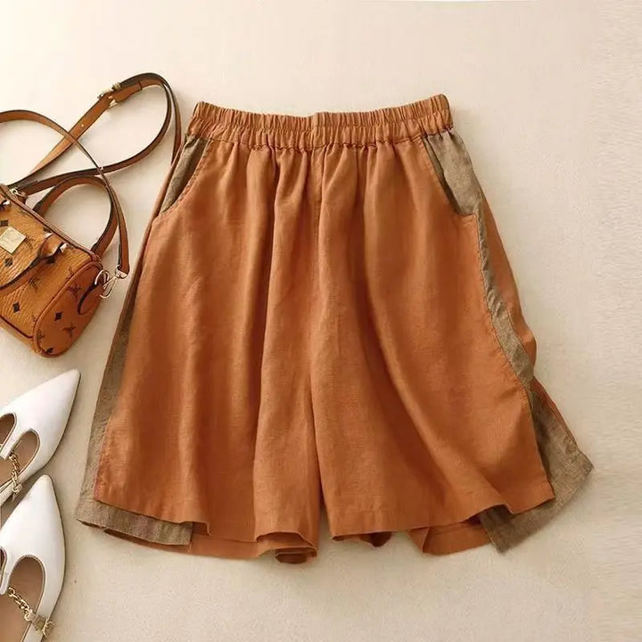 Maribel Cotton Linen Shorts