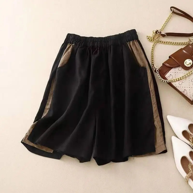 Maribel Cotton Linen Shorts