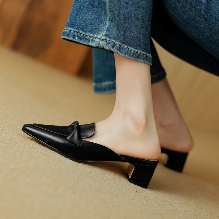 Adele Leather Mule