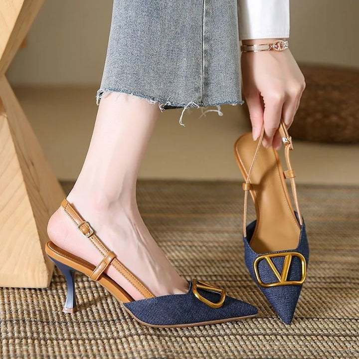 Verona Slingback Heels