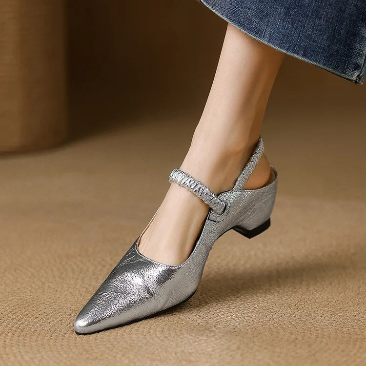 Celeste Leather Heel