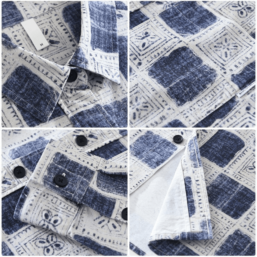 Jackson &amp; Blake  Plaid Print Long-Sleeve Shirt Men&