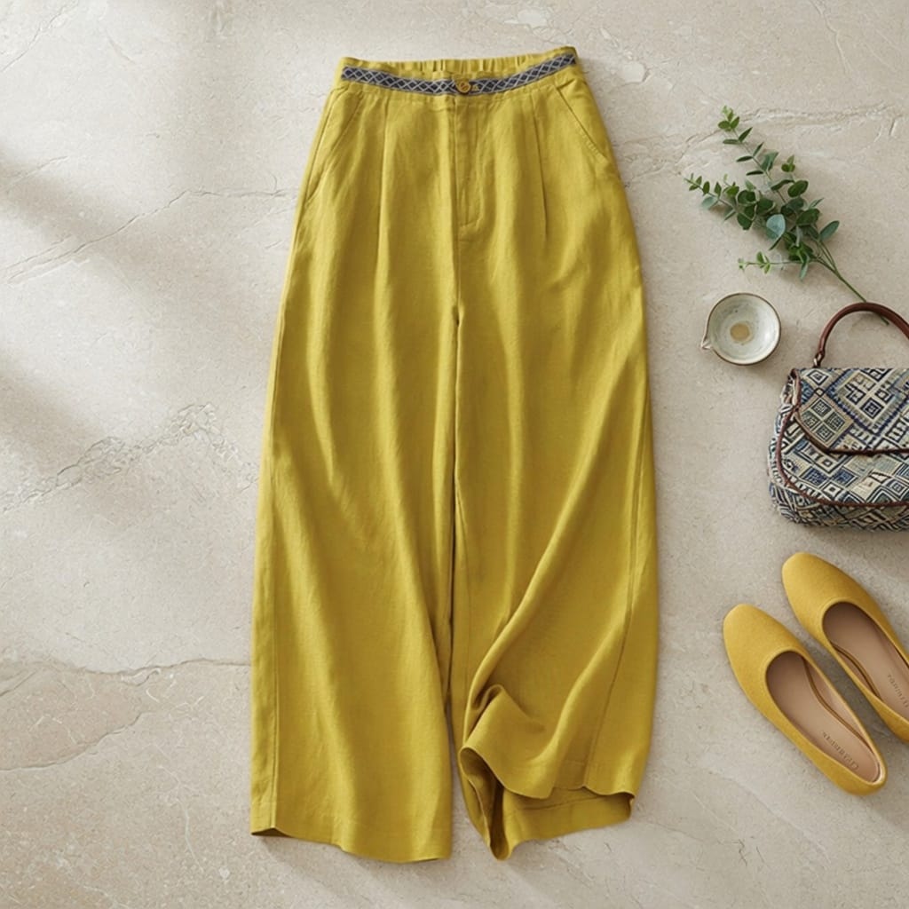 Jackson &amp; Blake  Capri Cotton Linen Pant