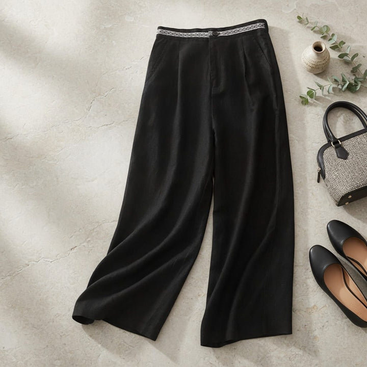 Jackson &amp; Blake  Capri Cotton Linen Pant