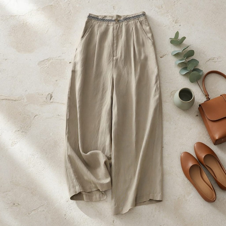 Jackson &amp; Blake  Capri Cotton Linen Pant