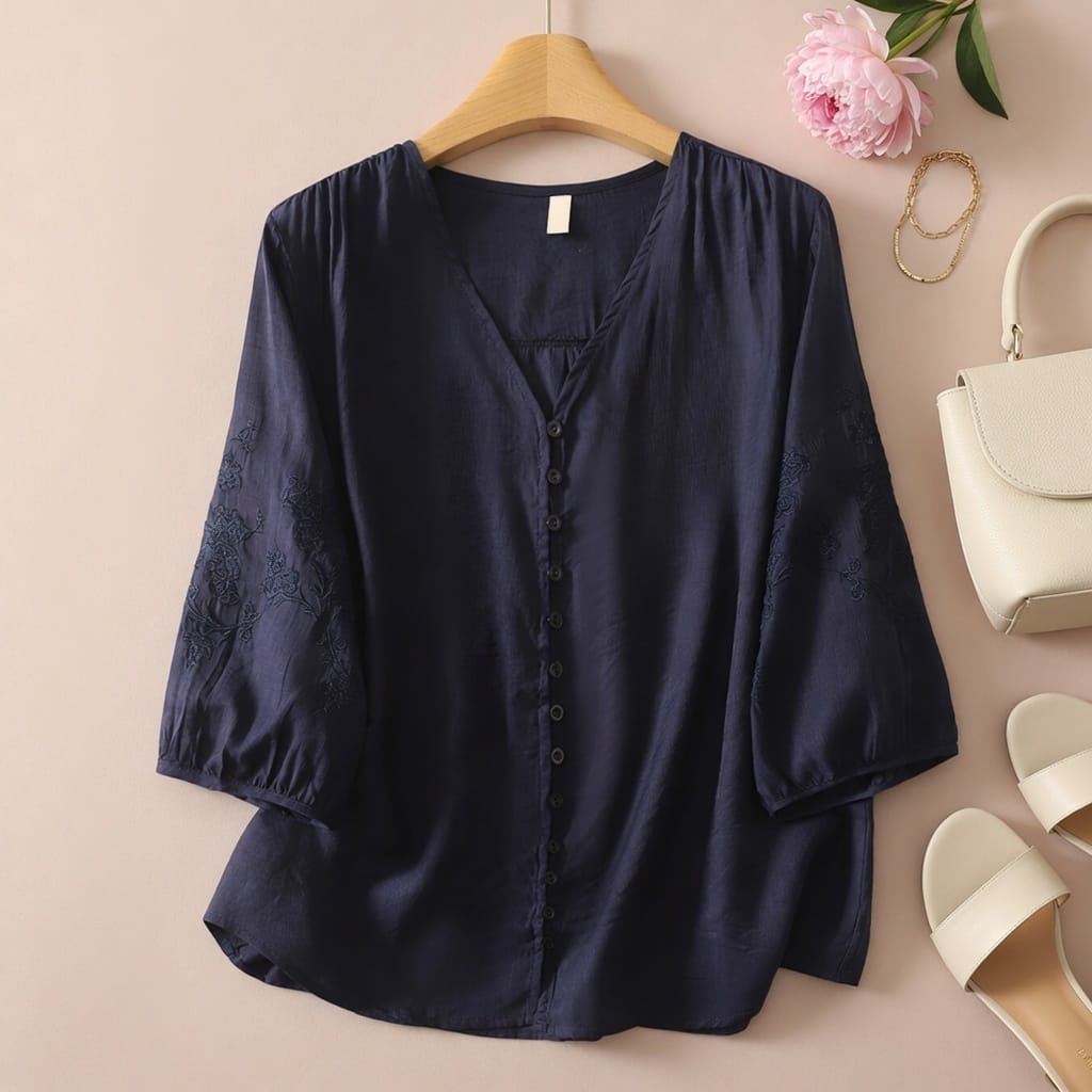 Jackson &amp; Blake  Iris Cotton Blouse