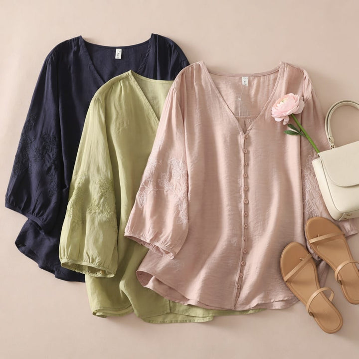 Jackson &amp; Blake  Iris Cotton Blouse