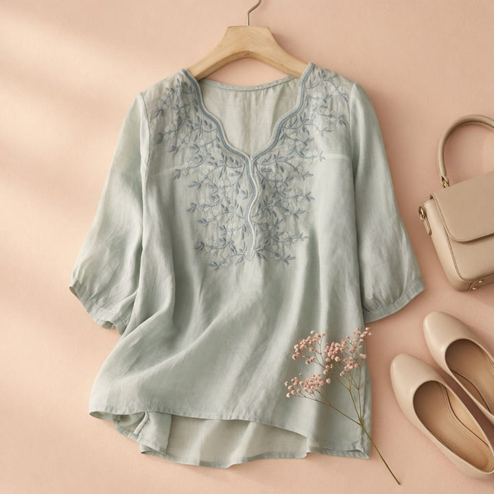Jackson &amp; Blake  Rosa Cotton Linen Blouse