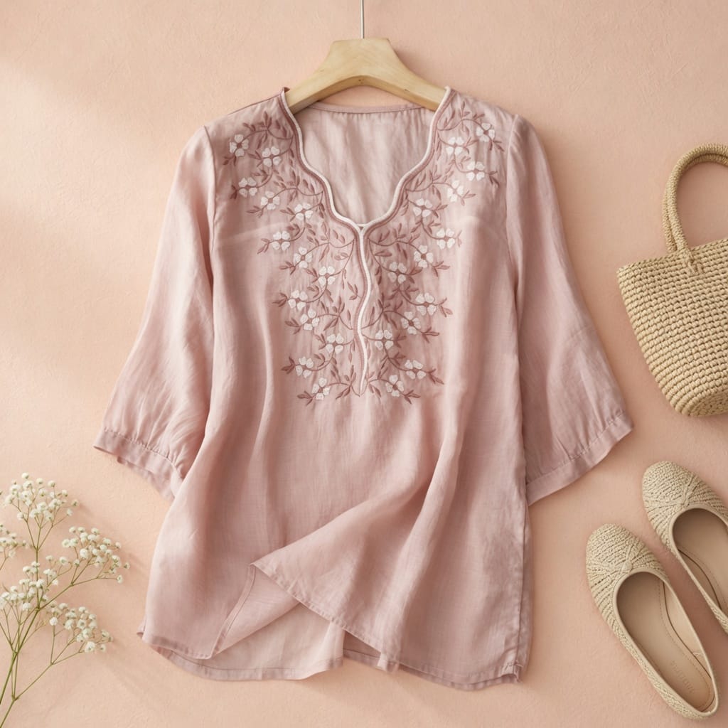 Jackson &amp; Blake  Rosa Cotton Linen Blouse