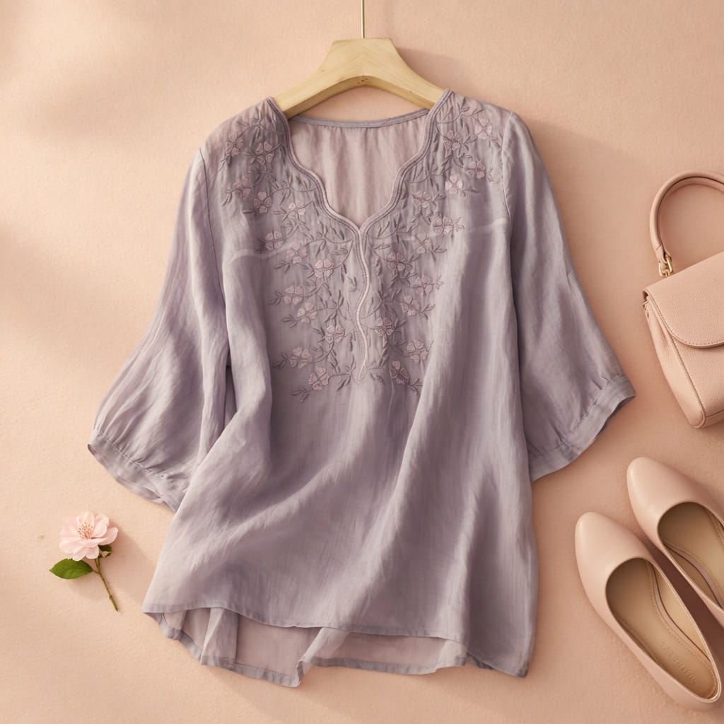 Jackson & Blake  Rosa Cotton Linen Blouse
