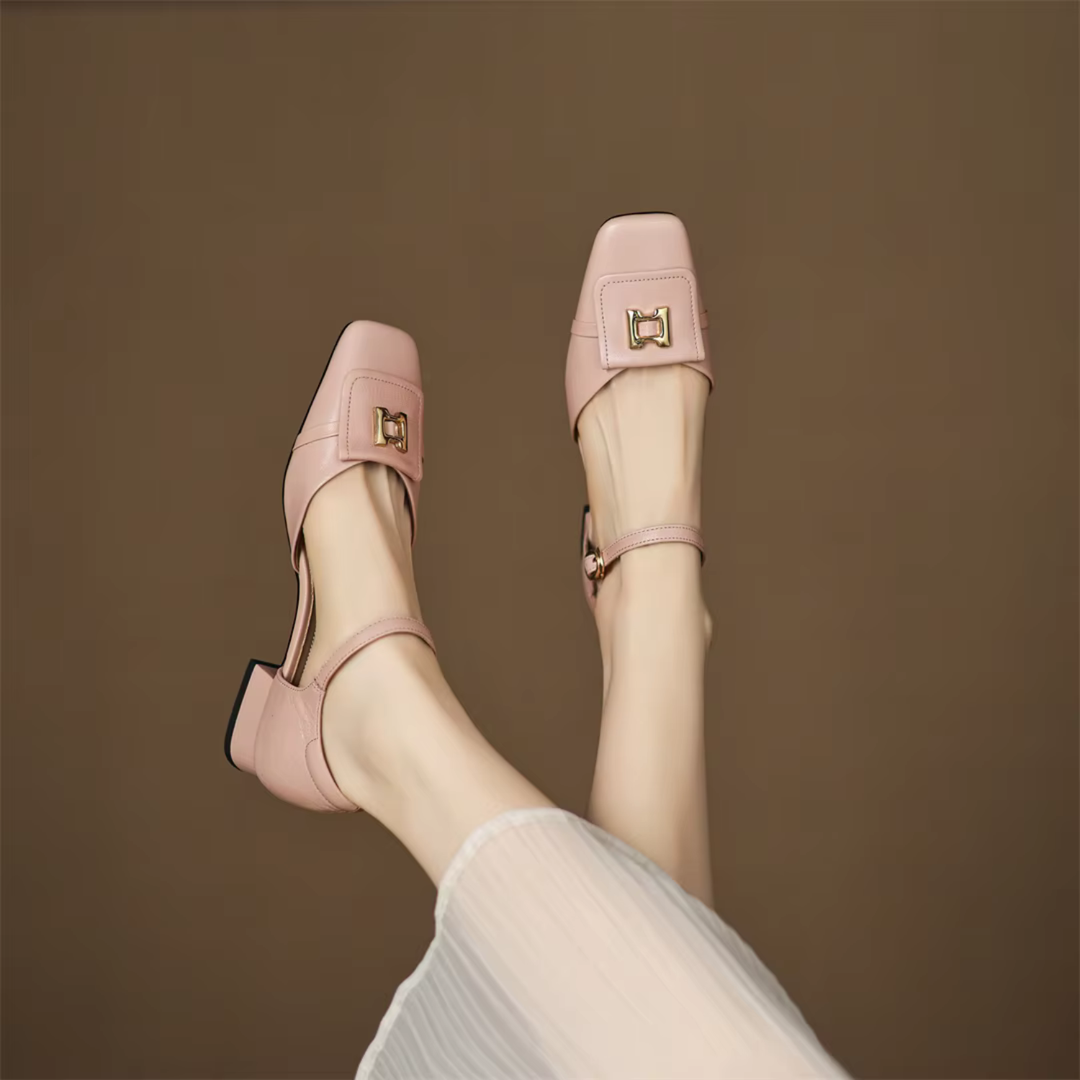 Marlette Leather Heels