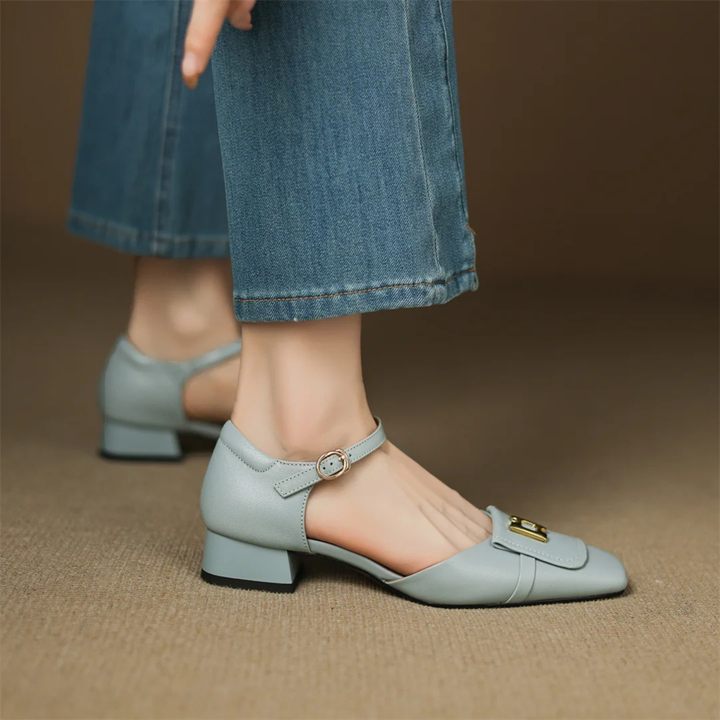 Marlette Leather Heels