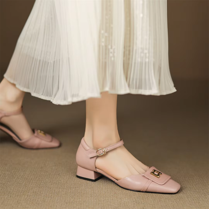 Marlette Leather Heels