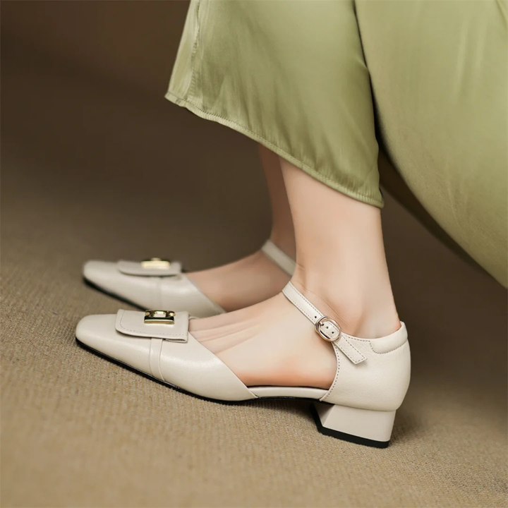 Marlette Leather Heels