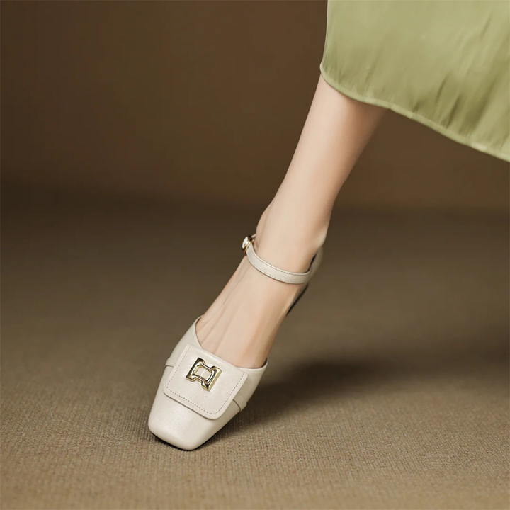 Marlette Leather Heels